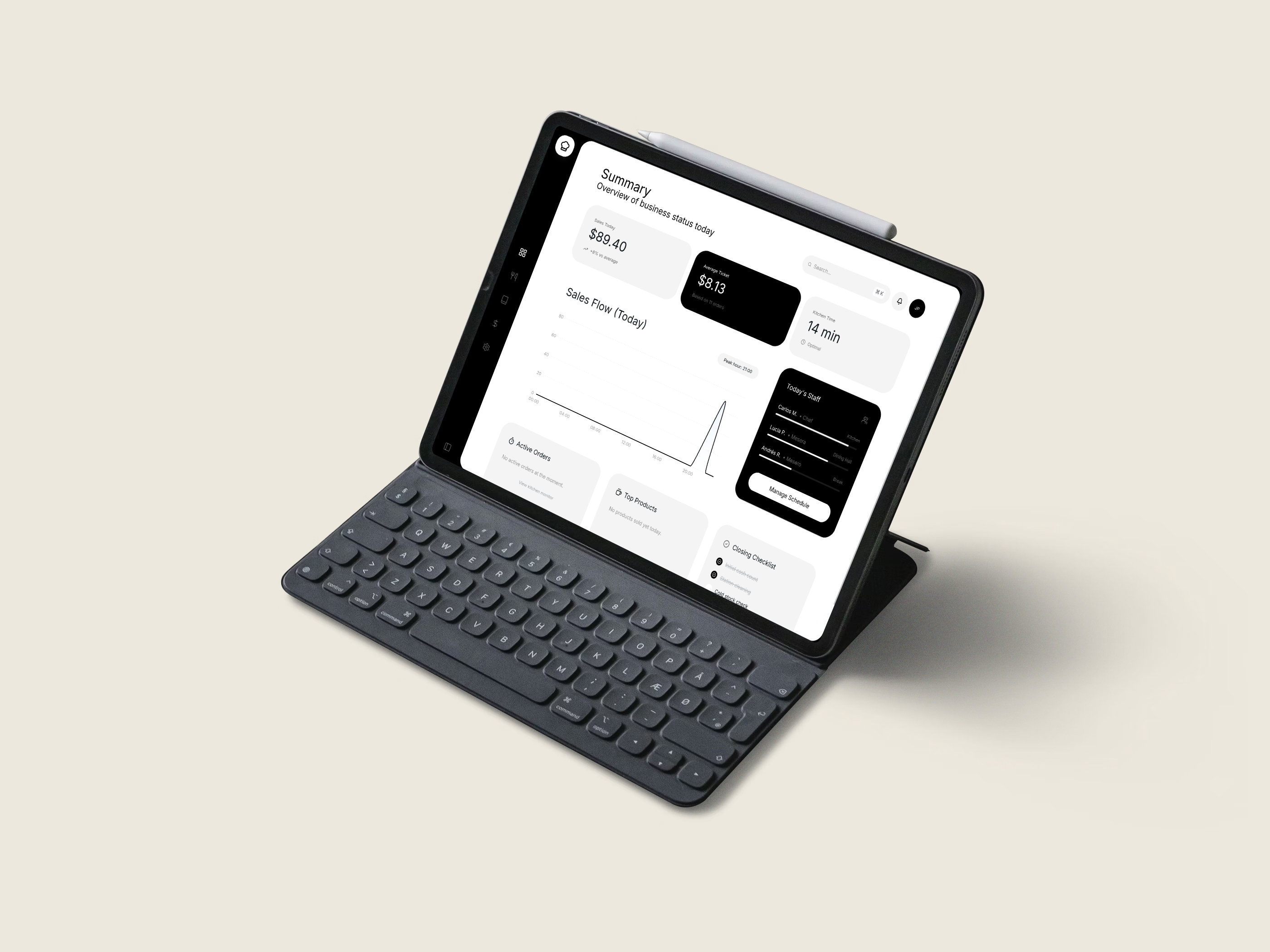 End-of-day cash without mismatches