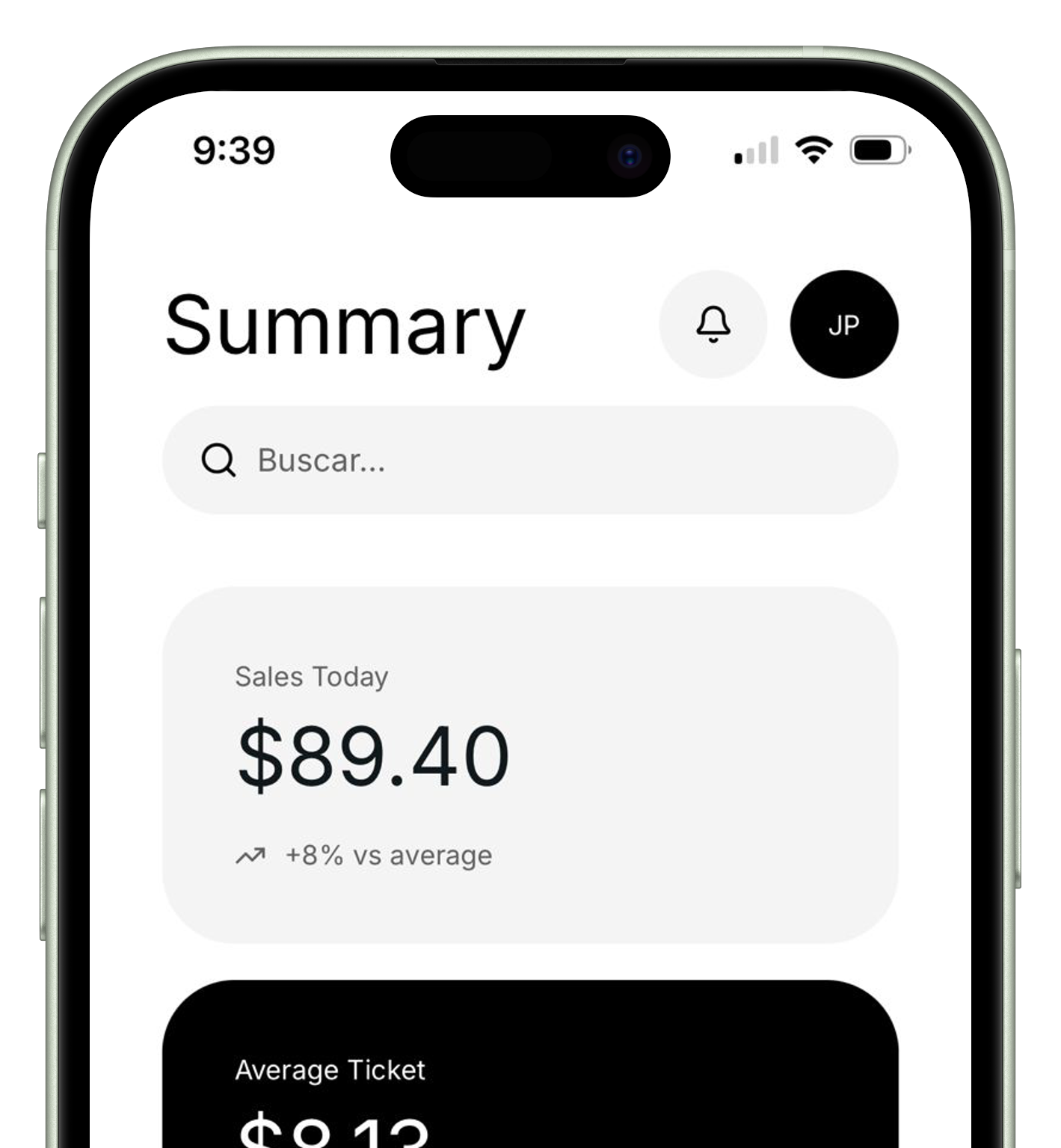 ChefSync Dashboard on mobile